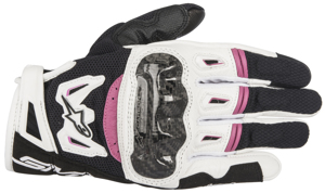Alpinestars SMX-2 Air V2 Gloves Black/White/Yellow - Small