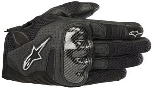 Alpinestars SMX-1 Air V2 Gloves Black XS - XS SMX-1 Air V2 Gloves For Universal Fit