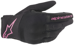 Alpinestars ST Copper Gloves Black Fuchsia M - Stylish gloves in black & fuchsia, size M