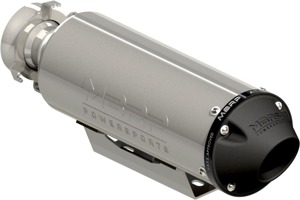 MBRP Power Tech 4 Slip-On Exhaust Silver Fits 18-20 Textron Wildcat XX