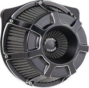 Arlen Ness Inverted Beveled Air Cleaner Kit Black