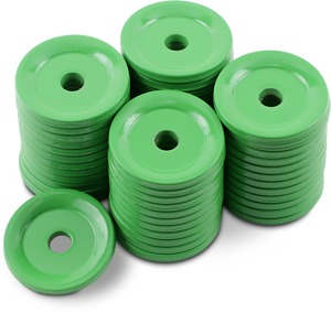 Woody's Grand Digger Round Support Plates Green 48 Pack - 48 green round support plates for Grand Master studs
