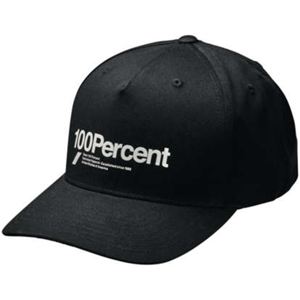 100% Men's Manifesto Hat Black