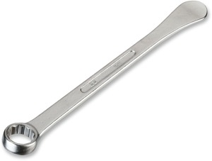 Moose Offroad Tire Lever with 22mm Axle Nut Wrench Chrome - Multi-use tire lever with 22mm axle wrench