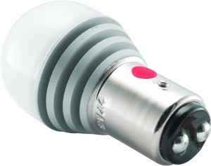 Kuryakyn LED Turn Signal Two Circuit Bulb 1157 Red - Red 1157 LED Turn Signal Bulb, Two Circuit
