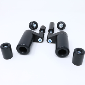Standard Frame Sliders Complete Kit- Black - For 18-23 Kawasaki Ninja 400