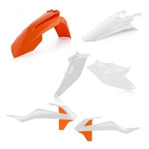 Acerbis Plastic Kit - White Fits 2018-2024 KTM SX85 / 2021-2024 GasGas MC85