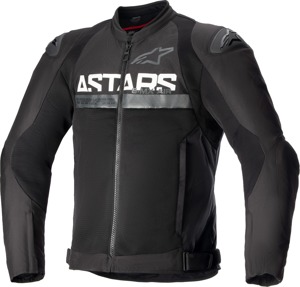 Alpinestars SMX Air Jacket Black Men's 3XL - Vented textile sport jacket for men in 3XL, Black