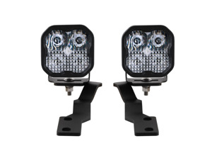 Diode Dynamics SS3 LED Ditch Light Kit White Combo Fits 16-21 Toyota Tacoma