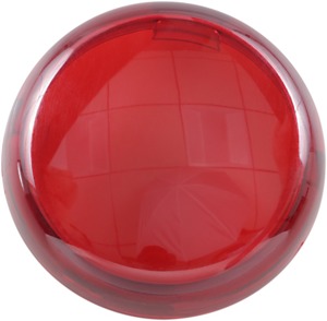 Red 2" Bullet Style Turn Signal Lens - Single - Replaces Harley 68973-00 for 99+ 2" Bullet Signals