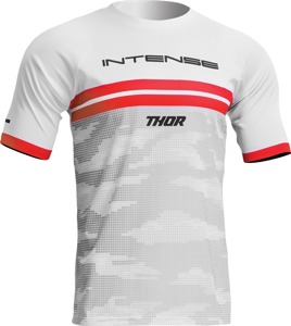 Thor Intense Assist Decoy Jersey Short-Sleeve 2XL Men's Black/Gray/Red/White