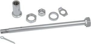 Drag Specialties Rear Axle Kit Chrome For Harley FLH Electra Glide - Rear axle kit for Harley FLH Electra Glide
