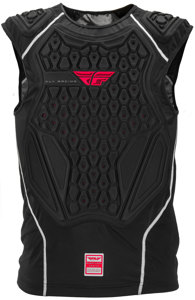 Fly Racing Barricade Pullover Vest Black Small/Medium - Lightweight protective vest for offroad and BMX riders
