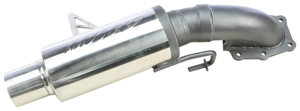 MBRP Race Performance Exhaust Silencer Fits 17-20 Thundercat Sidewinder