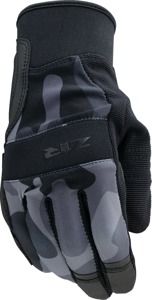 Z1R Billet Gloves 2XL Men's Black/Camouflage/Gray - Men's 2XL sport riding gloves in camo/gray/black