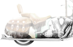 Sharktail Duals Full Exhaust W/2.5" Mufflers - 09-12 Indian Chief