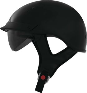 THH Helmets T-72 Half Helmet Black - Medium