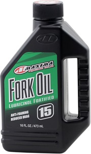 Maxima Fork Oil 15W 16 oz Suspension Fluid