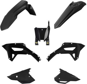 Cycra Black Replica Plastic Kit For 21-24 Honda CRF250RX CRF450RX