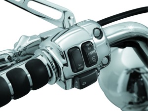 Kuryakyn Switch Housings Chrome - Chrome switch housings for stock switches