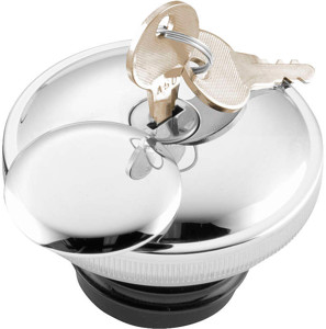 Biker's Choice Vented Screw In Locking Gas Cap Fits 96-18 Harley Davidson