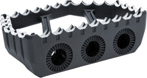 Kuryakyn Riot-X Mini Boards Satin Black Without Adapters