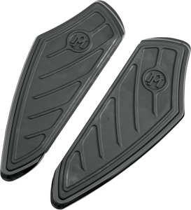 Performance Machine Contour Driver Floorboard Black Ano