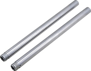 Drag Specialties Fork Tubes Chrome 41mm 24.25in Pair For Harley-Davidson - Chrome 41mm fork tubes 24.25in For Harley-Davidson