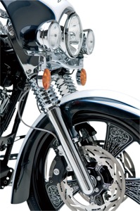 Arlen Ness Hot Leg Fork Legs Chrome Smooth Dual Disc