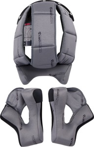 ICON Airflite Helmet R1 Comfort Liner Kit Gray Medium - Comfort liner kit for ICON Airflite helmets
