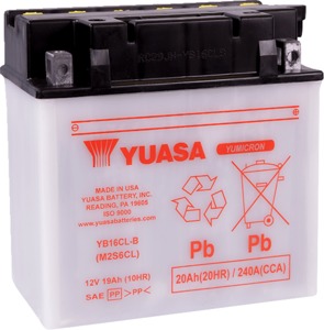 Yuasa YB16CL-B Yumicron 12 Volt Battery