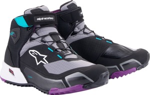 Alpinestars Stella CR-X Drystar Shoes Black/Gray/Purple/Teal Women's US 10