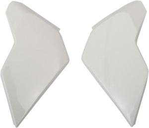 ICON Airflite Helmet Side Plates Solid White One Size - Side plates for ICON Airflite helmets