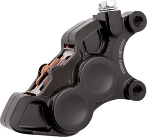 Arlen Ness Black Tech 4 Piston Front Right Brake Caliper 11.8"