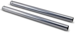 Drag Specialties Fork Tubes Chrome 41mm For Harley-Davidson Models - 41mm chrome fork tubes For Harley-Davidson models