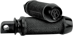 Performance Machine Elite Footpegs Black Anodized