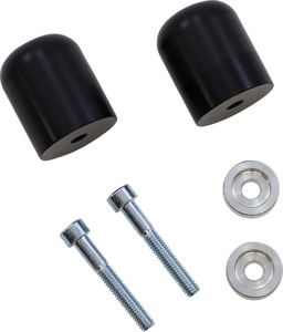 Vortex Bar End Sliders Black For Yamaha YZF-R1 R6 R6S - Bar end sliders for Yamaha YZF-R1, R6, R6S