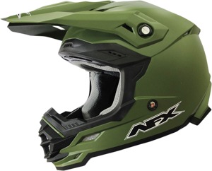 FX-19R Full Face Offroad Helmet Matte Green 2X-Large