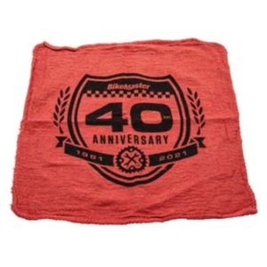 BikeMaster 40th Anniversary Shop Towel