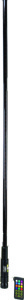 QuadBoss 4Ft Smoked Single Whip Light with Remote and Flag