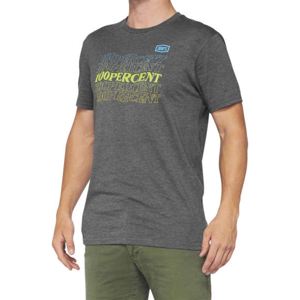 100% Men's Silva Tee Charcoal Heather Large