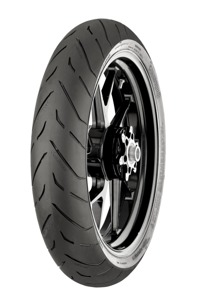 Continental ContiRoad 100/80-17 Front Sport Touring Tire - Front tire 100/80-17 52S tubeless For street motorcycles