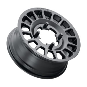 MR407 Bead Grip 15x6 / 5+1/51mm Offset / 5x4.5 / 77mm CB Matte Black Wheel