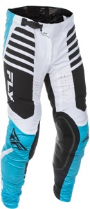 Fly Racing Youth Lite Pants Blue/White/Black Size 26 - Lightweight MX pants for youth riders