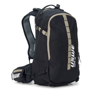 USWE Core 16L Dirt Biking Daypack - Black/Mudgreen
