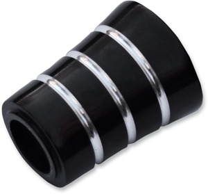 Accutronix Heel Shift Eliminator Black Grooved Harley-Davidson Models - For Harley-Davidson FL Touring & Trike Models