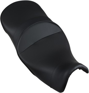 World Sport Performance Plain CarbonFX Vinyl 2-Up Seat Low - VStrom 650