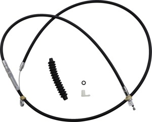 Drag Specialties High-Efficiency Clutch Cable +2in Black For Harley XL1200V