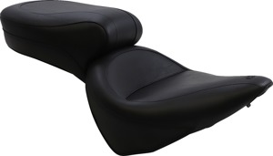 Mustang Wide Touring Seat Plain 75073 For Harley Softail