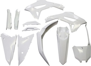 Acerbis Full Plastic Kit - White Fits 22-24 Honda CRF250R/21-24 CRF450R